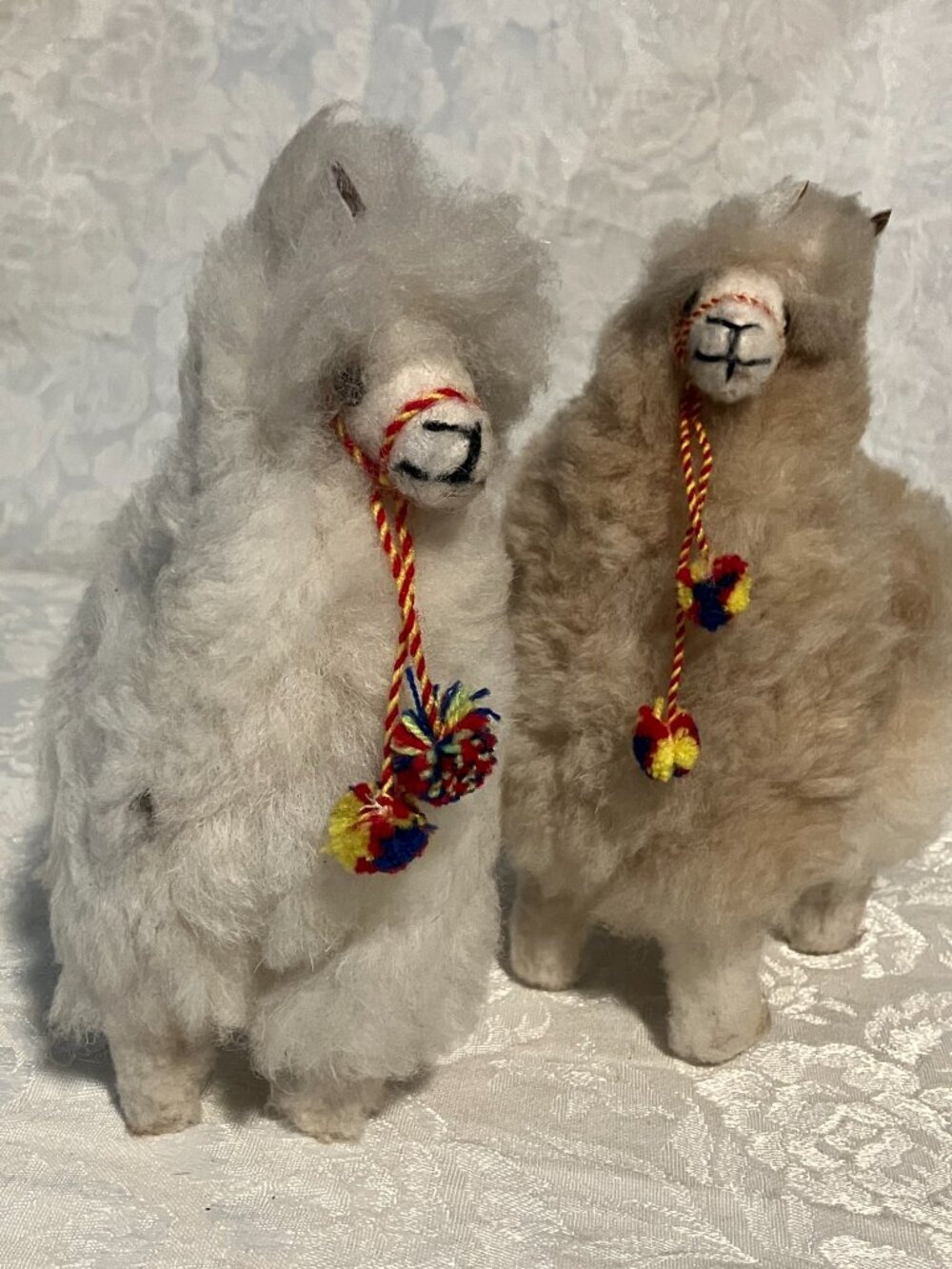 8" alpacas made with read alpaca fur